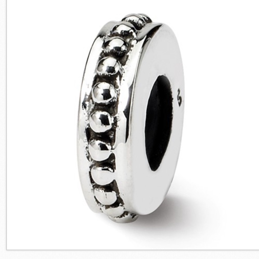 Sterling Silver Reflections Stopper/Spacer Bead